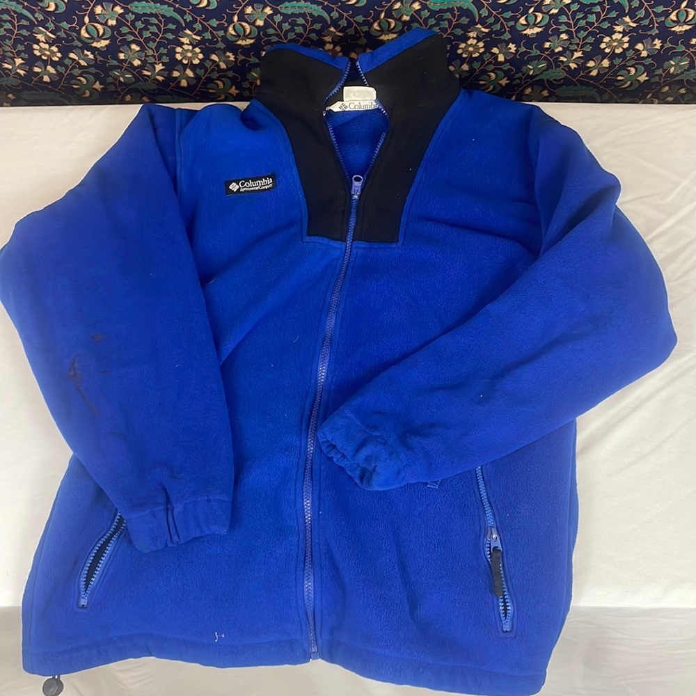 Blue Columbia fleece